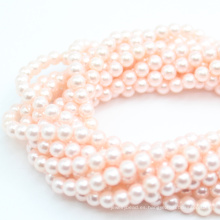 Perla de la madre del grano de la cáscara natural 3-14mm gradualmente collar redondo perlas sueltas DIY de la piedra preciosa
